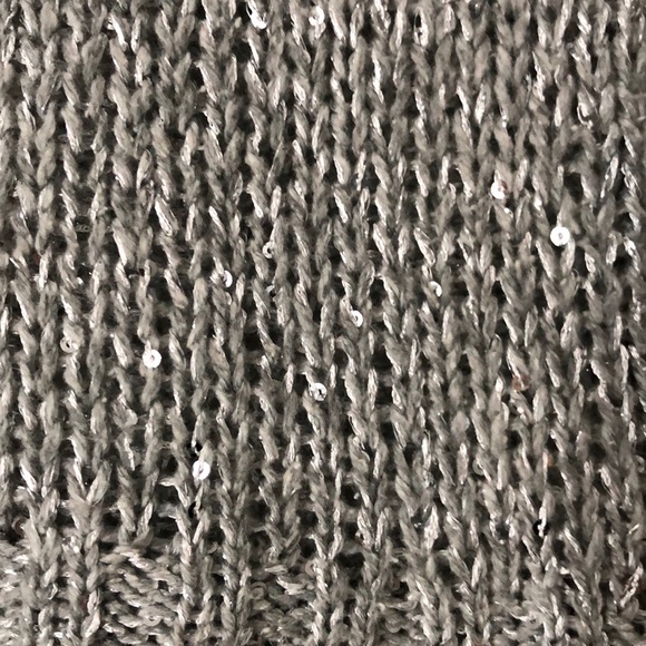Silver sequin sweater - Picture 2 of 3
